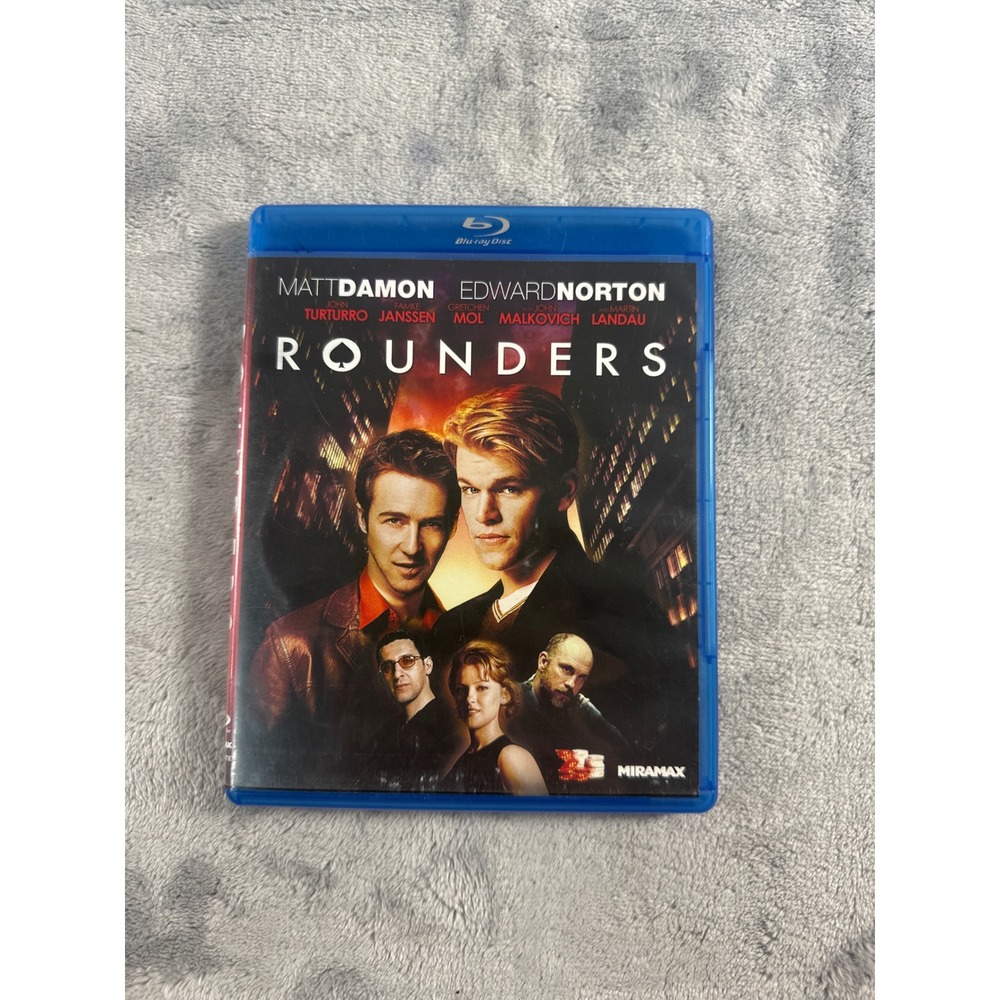Rounders Blu-ray Matt Damon Edward Norton Poker Drama Movie Miramax Widescreen